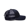 thumbnail image 3 of Outdoor Cap USA-751M Debossed American Flag Mesh Back Cap-Navy-Navy, 3 of 8