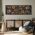 thumbnail image 4 of Large Framed Canvas Print Soft Woodland Rabbit Painting for Nature Lovers Wall Art Decorative Ready to Hang Painting for Living room Bedroom - 60"x20" Black Frame, 4 of 9