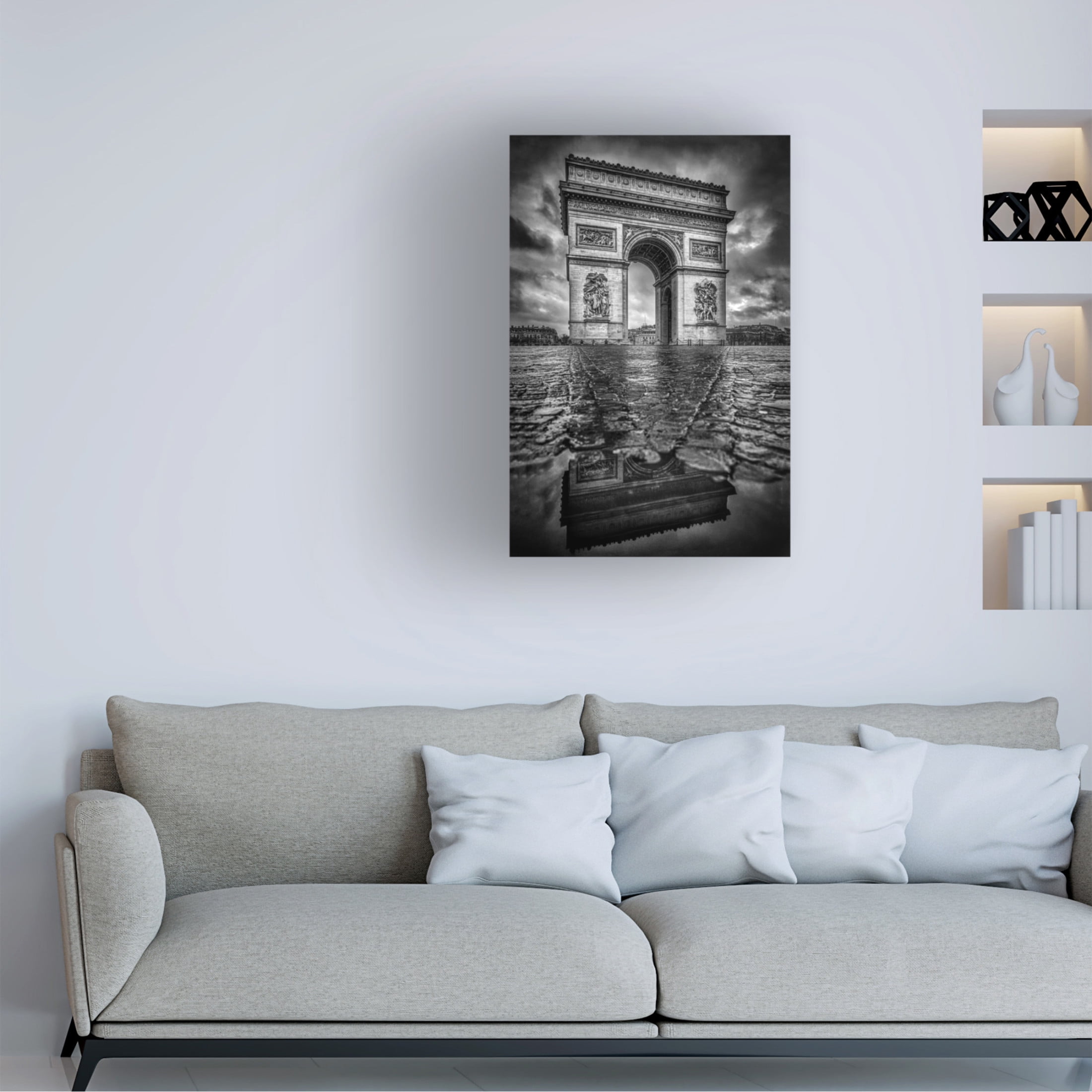 Trademark Fine Art Adrian Lazare Dark Morning Canvas Wall Art