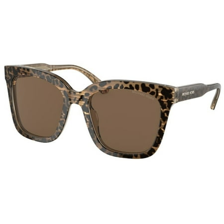 UPC 725125388443 product image for MICHAEL KORS MK2163 391773 San Marino Brown Leopard Solid 52 Women s Sunglasses | upcitemdb.com