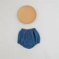 thumbnail image 2 of Byoo Boy Denim Bloomers Elastic Waist Casual Diaper Cover Shorts for Baby, 2 of 3