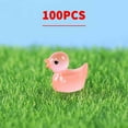 thumbnail image 2 of KQJQS 100pcs Colorful Glow-in-the-Dark Mini Duck Resin Figurines - Decorative Collectibles for Adding Charm and Fun, 2 of 4