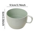 thumbnail image 3 of Plastic Coffee Cups, Unbreakable and Reusable Drinking Cups Milk Tea Mug with Handles for Water, Milk, Tea, Juice(Green) Gifts for Women, 3 of 9