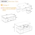 thumbnail image 3 of Mirightone Lift-Top Coffee Table with 4 Storage Stools, Adjustable Coffee Table with Foldable Top, Modern Space Saving Center Table for Living Room - Black, 3 of 10