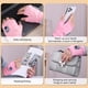 thumbnail image 5 of Guantes Térmicos Eléctricos Guantes Sin Dedos A Prueba Viento Hombres Mujeres Invierno Debe (Rosa), 5 of 9