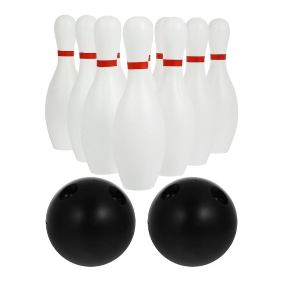 HLONK Kids Bowling Set for 2-5 Year Olds - 10 Pins & 2 Balls