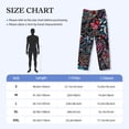 thumbnail image 4 of Sigee Paisley print Men's Pajama Pants Lounge Sleep Bottoms with Elastic Waistband and Pockets-XX-Large, 4 of 6
