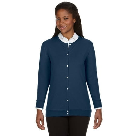 Devon & Jones Ladies' Perfect Fitâ„¢ Ribbon Cardigan