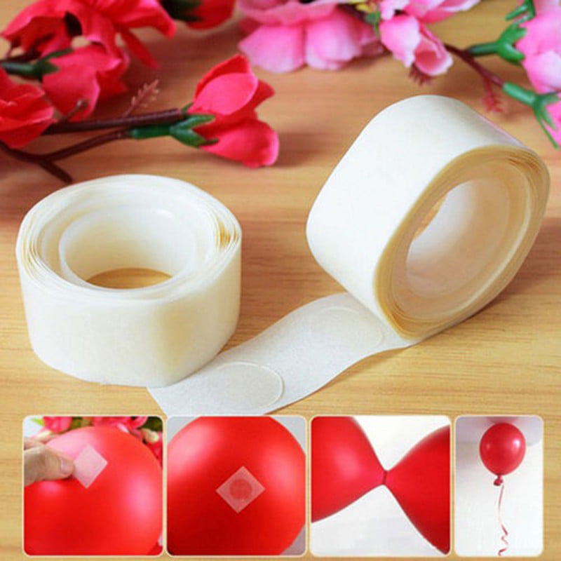 100 Adhesive Tape Double Sided Glue Sticky Dots Sticker DIY Balloon Clear Decor