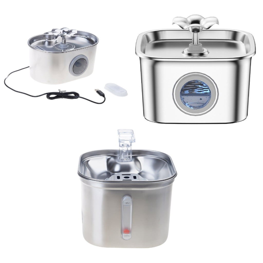 88oz Cats Fountain with Water Filtering for Dog Cats Automatic Flower Pet Water Fountain Recirculated Water Dispenser
