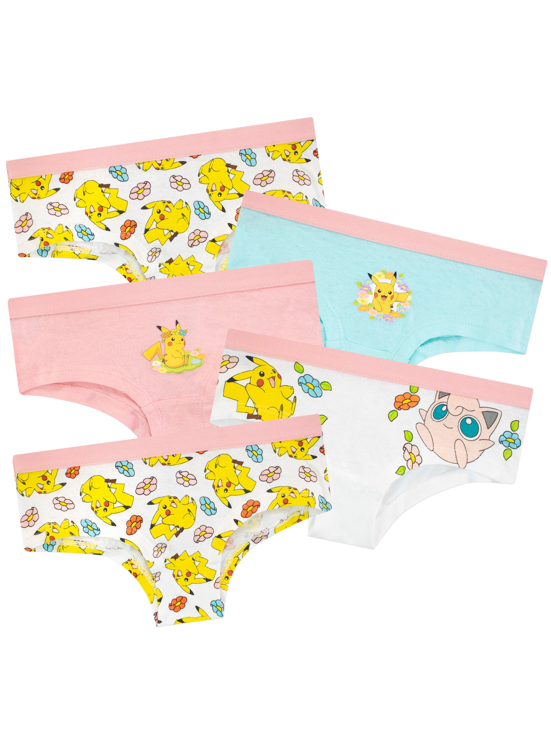 Pokemon Girls Underwear Pack of 5 Pikachu 6-14 