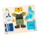 thumbnail image 1 of Juego de rompecabezas de madera para vestir, juguetes educativos con forma de animal, juguetes Montessori para 1 y 2 tigre, 1 of 9