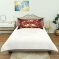 thumbnail image 6 of Coolnut Christmas Bell Satin Pillowcase for Hair and Skin Silk Pillowcase Soft Sleeping Pillow Covers Smooth Cooling Pillowcase with Envelope Closure Size Standard 20x26 in Home Decor Gifts, 6 of 7