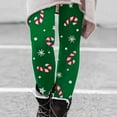 thumbnail image 2 of SNOWSONG Christmas Leggings for Women, Plus Size Leggings Women's Fashion Comfortable Slim Fit Print Casual Pants Leggings Yoga Pants, Womens Leggings, Tummy Control Leggings Green 5XL, 2 of 4