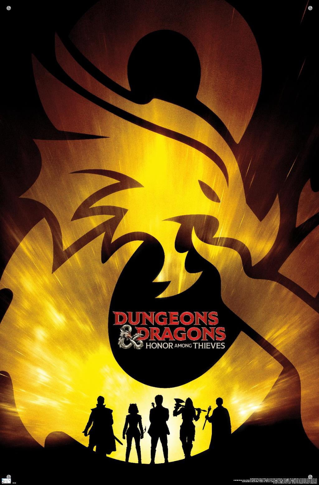 Dungeons & Dragons: Honor Among Thieves - Teaser One Sheet Wall Poster with Pushpins, 22.375" x 34"