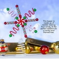 thumbnail image 6 of Ornativity Candy Snowflake Tree Topper - Peppermint Candy Cane Sour Belt Jelly Licorice Star Snowflakes Christmas Tree Top Decorations, 6 of 8