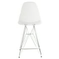 thumbnail image 4 of Flash Furniture 26" High Clear Acrylic Counter Height Stool with Chrome Legs, 4 of 5