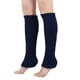 thumbnail image 1 of Zhuge 2 pares de calentadores de piernas para mujer, calentadores de piernas tejidos con puños elásticos antideslizantes, moda Y2K para fiestas, deportes, yoga, ballet y danza, Nvay, 1 of 2