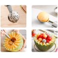 thumbnail image 3 of Cuchillo para tallar decoración de frutas de acero inoxidable, cuchara de cocina de doble función para frutas y postres, 2 piezas Namotu WMPH-479, 3 of 7