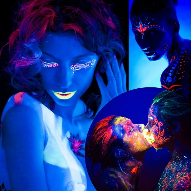 Invisible UV Blacklight Body Paint Invisible UV Blacklight Body Paint :  , Online Theater and Stage Special Effects Supply Store