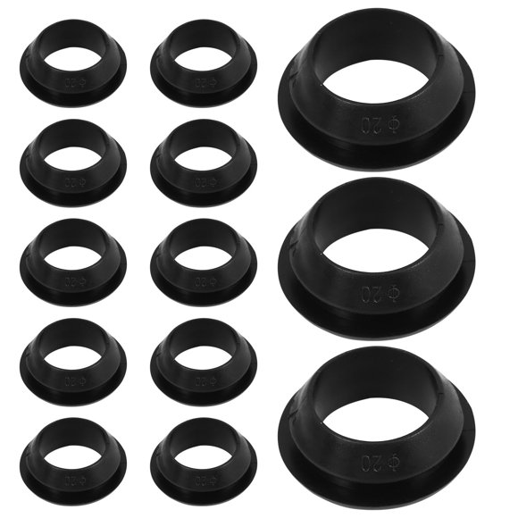 WHAMVOX 20Ud Anillos De Para Cubo Negro De Goma Para Evitar Con Duradero