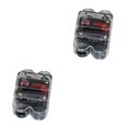 thumbnail image 3 of Guardoinrt Car Auto Audio Radio In Line Fuse Breaker Circuit For DC 12V Black 50A 2Set, 3 of 6