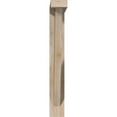 thumbnail image 2 of Ekena Millwork 3 1/2"W x 18"D x 26"H Traditional Block Smooth Bracket w/ Offset Brace, Douglas Fir, 2 of 25