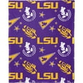 thumbnail image 2 of Northwest x Disney LSU Tigers Mickey Hugger Pillow & Silk Touch Throw Set, 2 of 2
