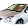thumbnail image 2 of HeatShield, The Original Windshield Sun Shade, Custom-Fit for Nissan Sentra Sedan 2007, 2008, 2009, 2010, 2011, 2012, Silver Series, 2 of 4