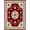 Red, Pattern 1, variant on Flatwoven High Traffic Area Rug, Elegant Floral Medallion Design Featuring Rich Crimson and Cream, Non Slip, Stain Resistant, Washable Area Rugs for Living Room, Bedroom(Red, 4X6)