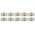 thumbnail image 3 of 50pcs Brass Hinge For Small Craft Door Box Accessories Silver Gold 8*10mm, 3 of 9