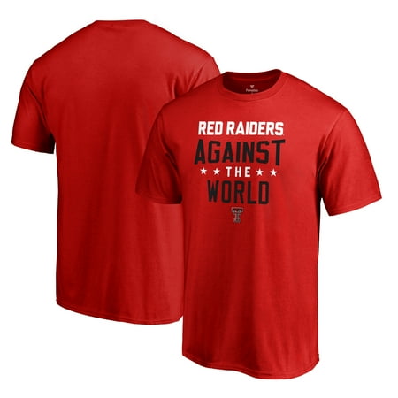 - Texas Tech Red Raiders Fanatics Branded Against The World T-Shirt - Red