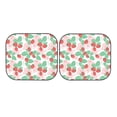 thumbnail image 3 of Uemuo Strawberry Printed 2 PCS Car Windshield Sun Shade, Auto Sun Heat and UV Rays Blocker, Foldable Automotive Front Window Sunshade Protector, 3 of 7