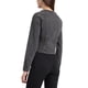thumbnail image 3 of Chaquetas de mezclilla para mujer INSPIRE CHIC sin cuello, de manga larga, con botones, cortas, en color gris, 3 of 6