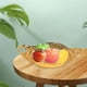 thumbnail image 4 of Placa de Fruta Dorada 2pcs Sunnimix Bandeja de Snack Con Asas 12.5cm, 4 of 8