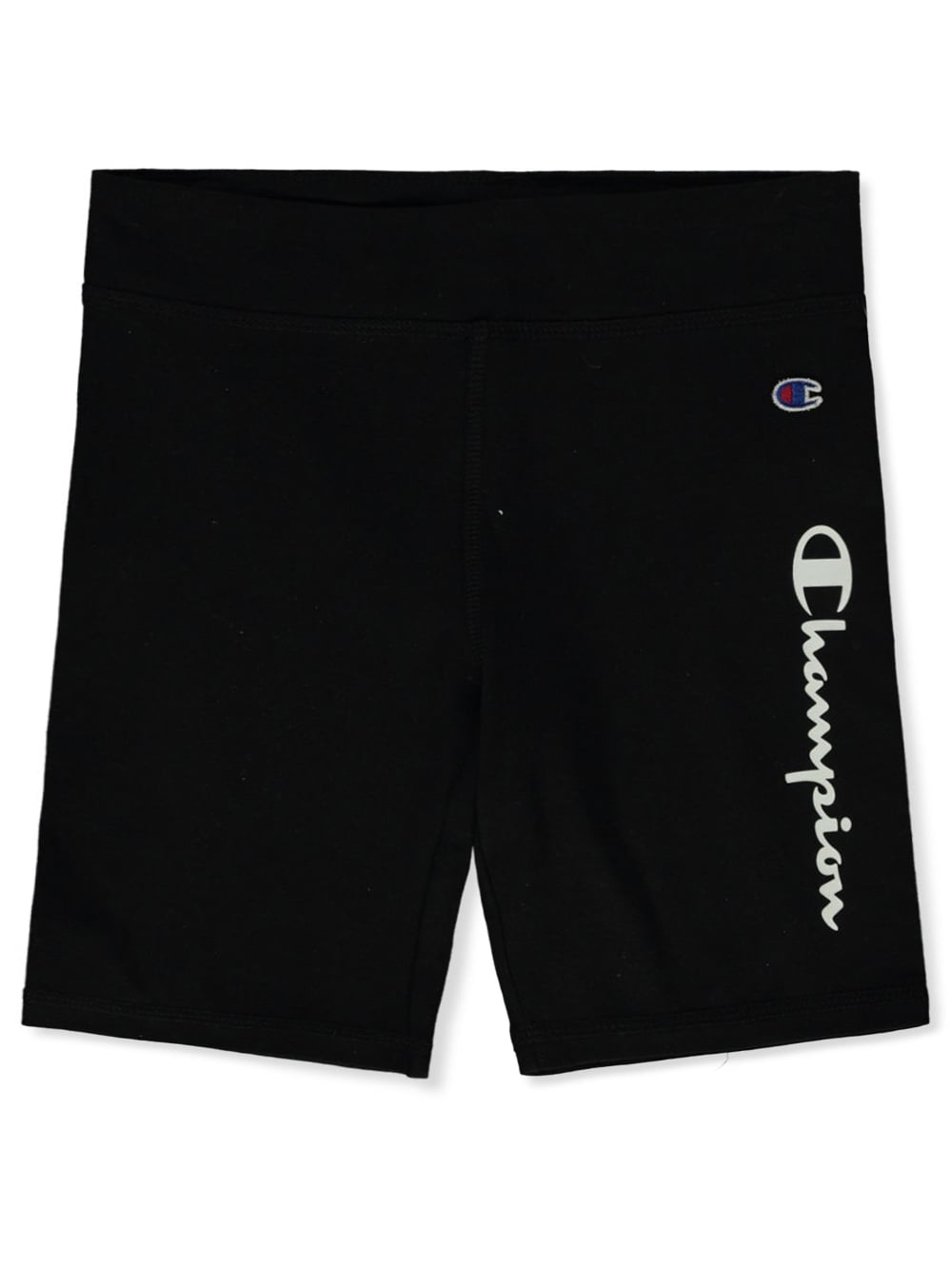 Champion Girls' Bike Shorts black, 14 (Big Girls)