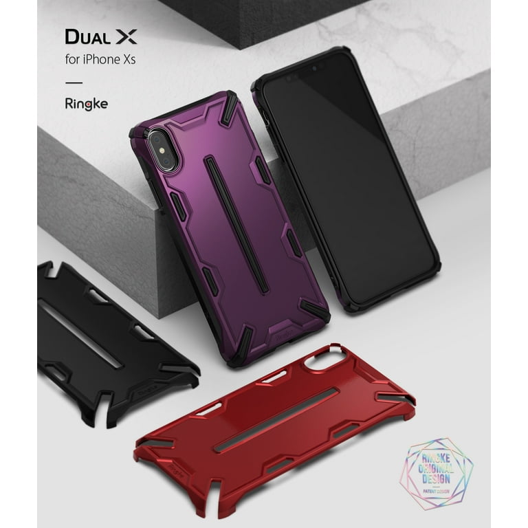 Ringke Dual-X Case Compatible with iPhone XS, Double Layer Heavy