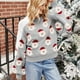 thumbnail image 2 of Suéteres Navideños Para Mujer Tops de Manga Larga Con Cuello Redondo Y Estampado de Papá Noel Odeerbi  ODB197744, 2 of 5