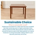 thumbnail image 5 of ECR4Kids 30in x 30in Square Hardwood Table with 22in Legs, Childrens Furniture, Dark Walnut, 5 of 9