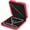 Red, variant on ANHXN Large Jewelry Set Gift Box, Velvet Octagonal Necklace Ring Earring Pearl Storage Holder Boxes for Wedding Anniversary,Big Pendant Necklaces Organizer Display Case for Women Girl