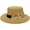 Gold, variant on Elegant Fedora Hat with Floral Embellishment Retro Wide Brim Hat Panama Floppy Cap for Wedding Race Banquet Tea Parties