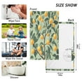 thumbnail image 6 of Yayeee 2 Pack Hand Towels for Bathroom 100% Cotton 16" x 28" Soft Absorbent Kitchen Towel, Orange Tree, 6 of 7