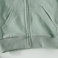 thumbnail image 7 of Povozer Girls Hoodie Sweatshirt Pullover for Kids Hoodies Girls Boys Zip Up Hoodie Soft Sweatshirt Kids Hoodies for Toddler Zipper Hoodie Jacket Size for 3-4 Years,Light Green, 7 of 7