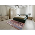 thumbnail image 5 of Ahgly Company Machine Washable Indoor Rectangle Industrial Modern Rosy Brown Pink Area Rugs, 2' x 5', 5 of 7