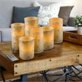 thumbnail image 3 of Lavish Home 6-Pack of Faux Birch Bark Battery Operated Flameless Candles, 3 of 7