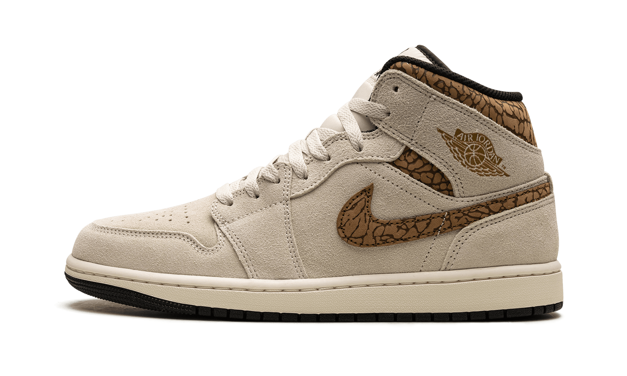 air jordan 1 tan gum mid