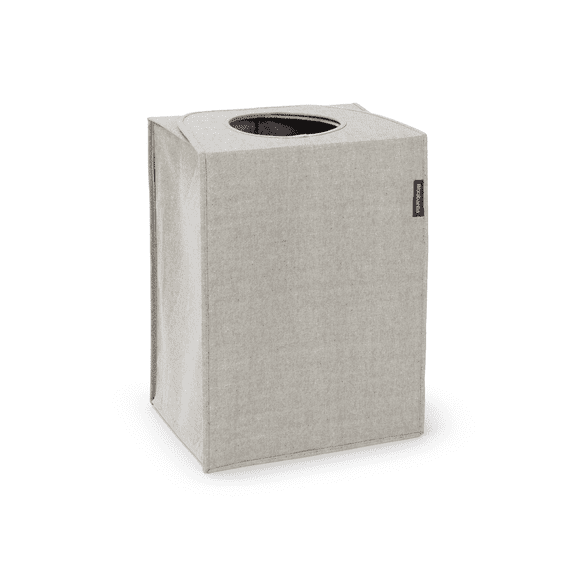 Foldable Laundry Hamper, Rectangular, 14.5 Gallon (55 Liter), Gray