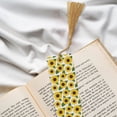 thumbnail image 6 of Kdxio Sunflowers Print Metal Tassel Bookmarks,Perfect Gift for Art Lovers and Bookworms Metal Bookmarks for Women, 6 of 8