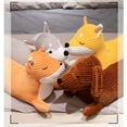 thumbnail image 3 of Cute Dog Long Body Plush Pillow, Soft Stuffed Animal Cushion, Cozy Cuddle Bolster Plushie for Bed & Sofa, Home Relax Hug Pillow, Ultra-Soft Dog Plush Decor, Gift for Comfort & Lounge, 3 of 4