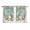 turquoise, variant on Teal Coastal Kitchen Curtains Short 45 Inch Length, Vintage Ocean Beach Shell Nautical Grommet Top Bedroom Living Room Curtains, Light Filtering Cafe Curtain Drapes 2 Panels Set 84''x45''